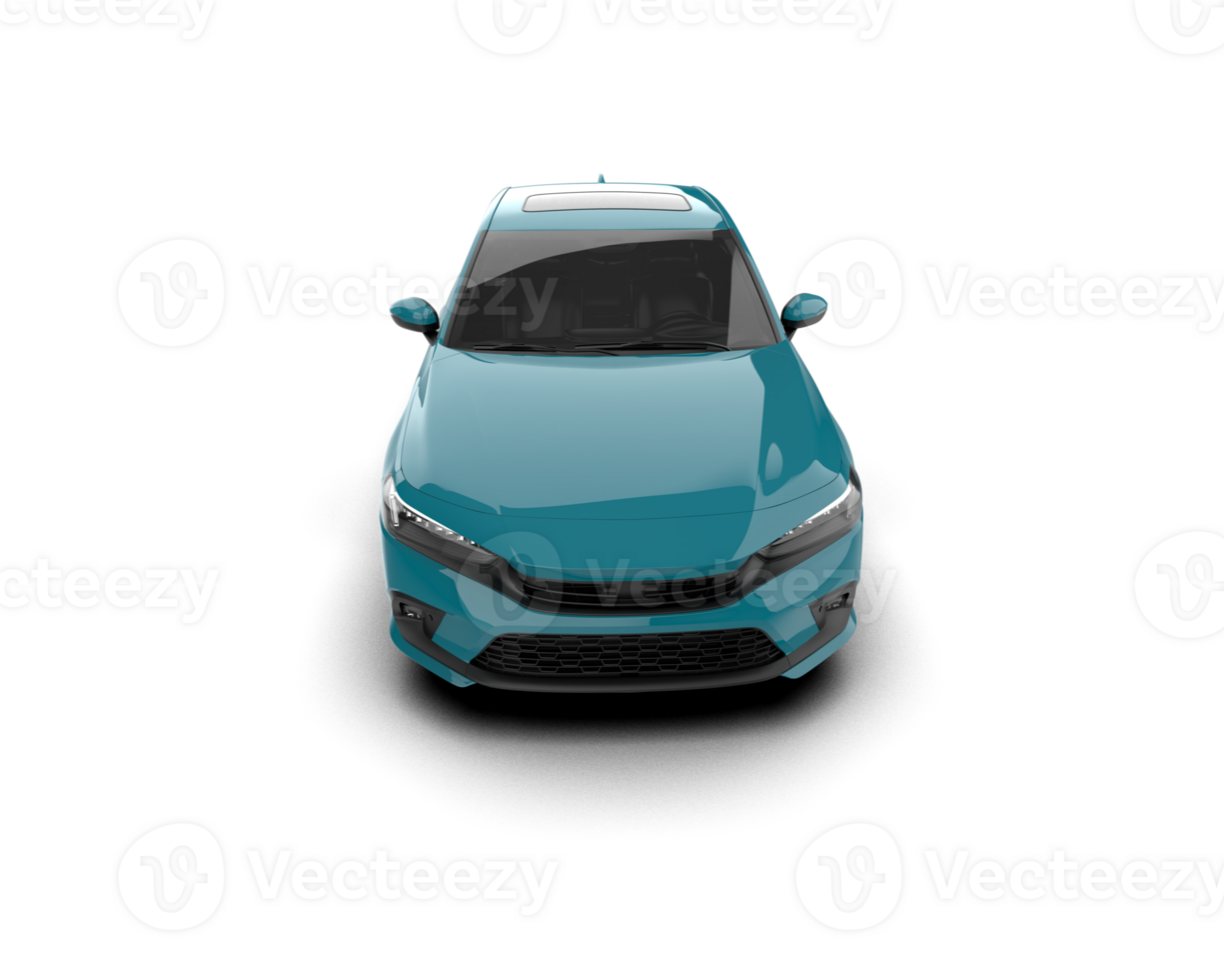 Modern car isolated on background. 3d rendering - illustration png