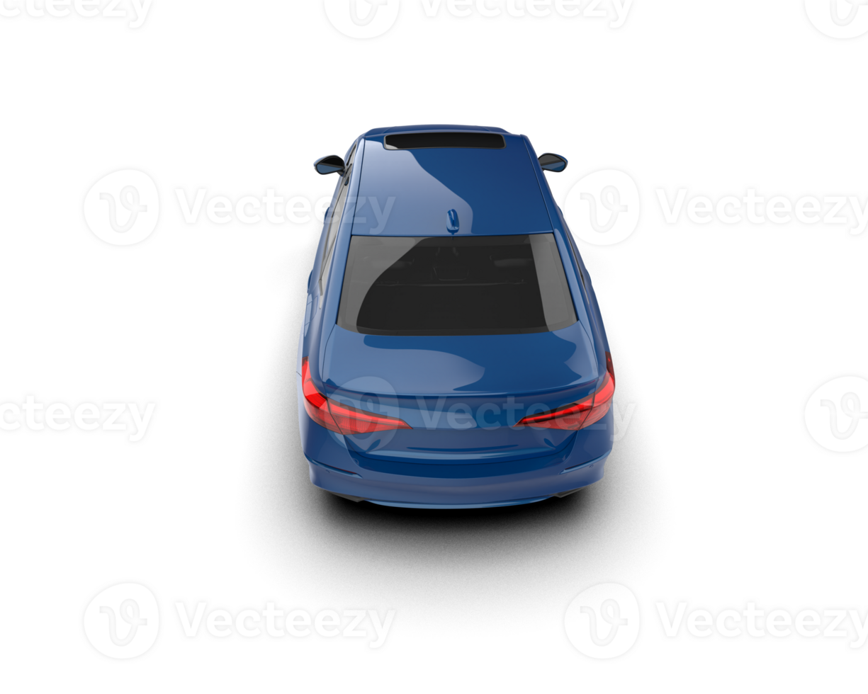 Modern car isolated on background. 3d rendering - illustration png