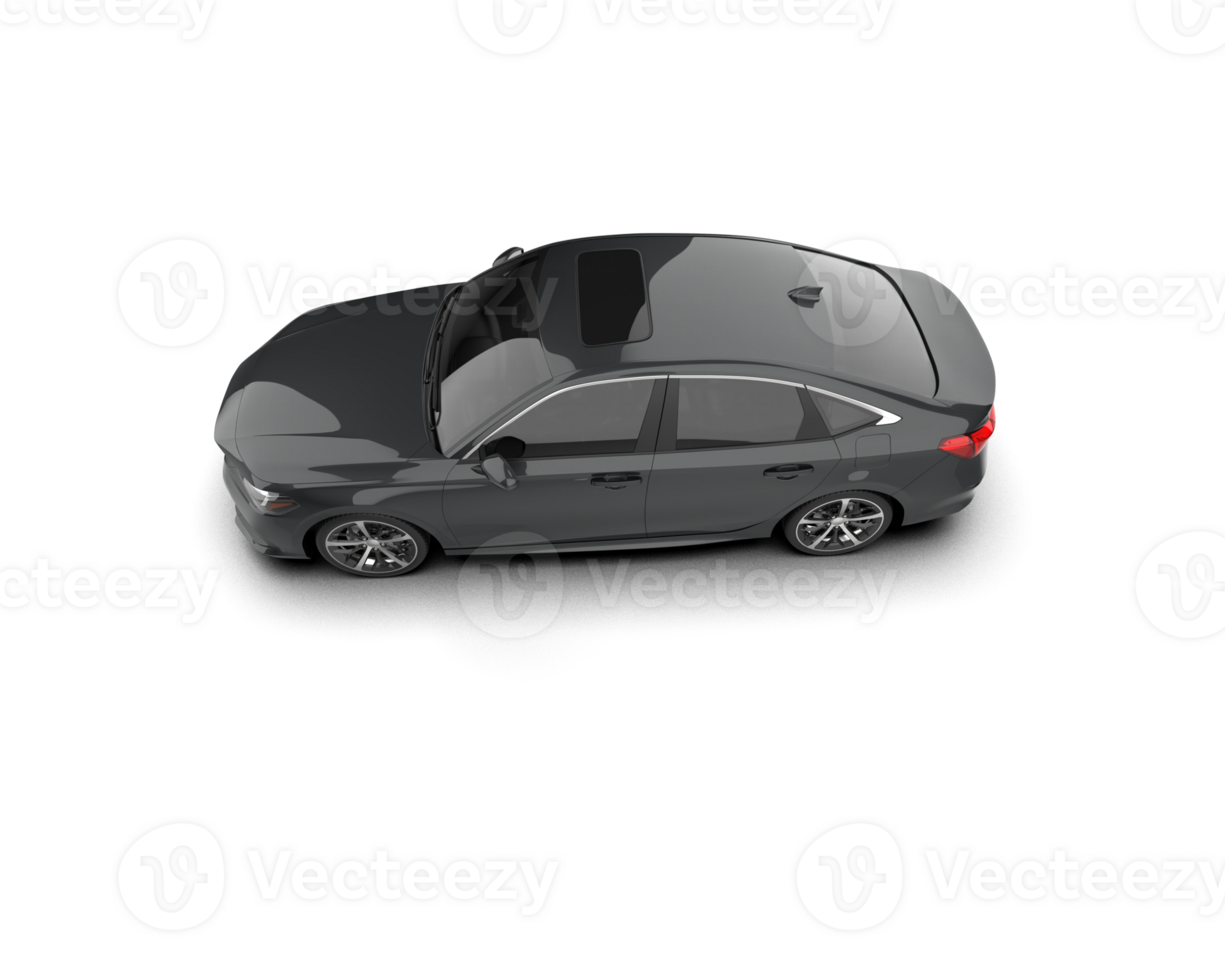 Modern car isolated on background. 3d rendering - illustration png