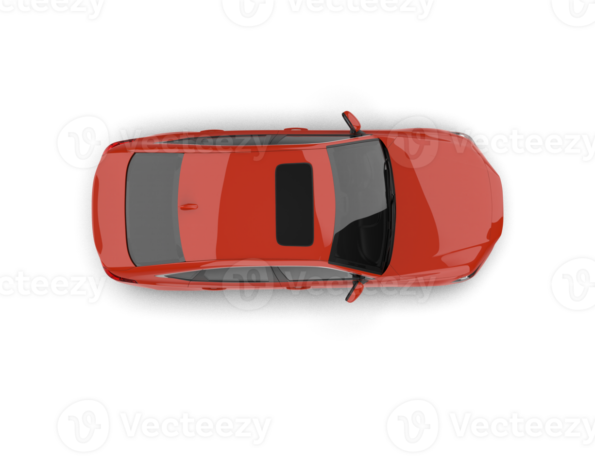 Modern car isolated on background. 3d rendering - illustration png