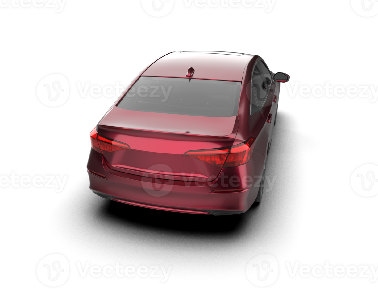 Modern car isolated on background. 3d rendering - illustration png