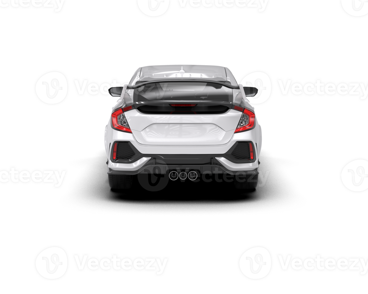 Modern car isolated on background. 3d rendering - illustration png