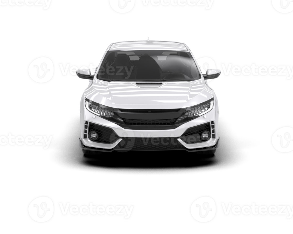 Modern car isolated on background. 3d rendering - illustration png