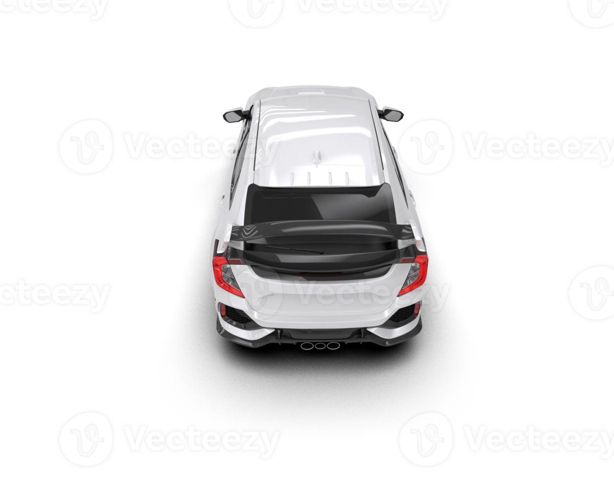 Modern car isolated on background. 3d rendering - illustration png