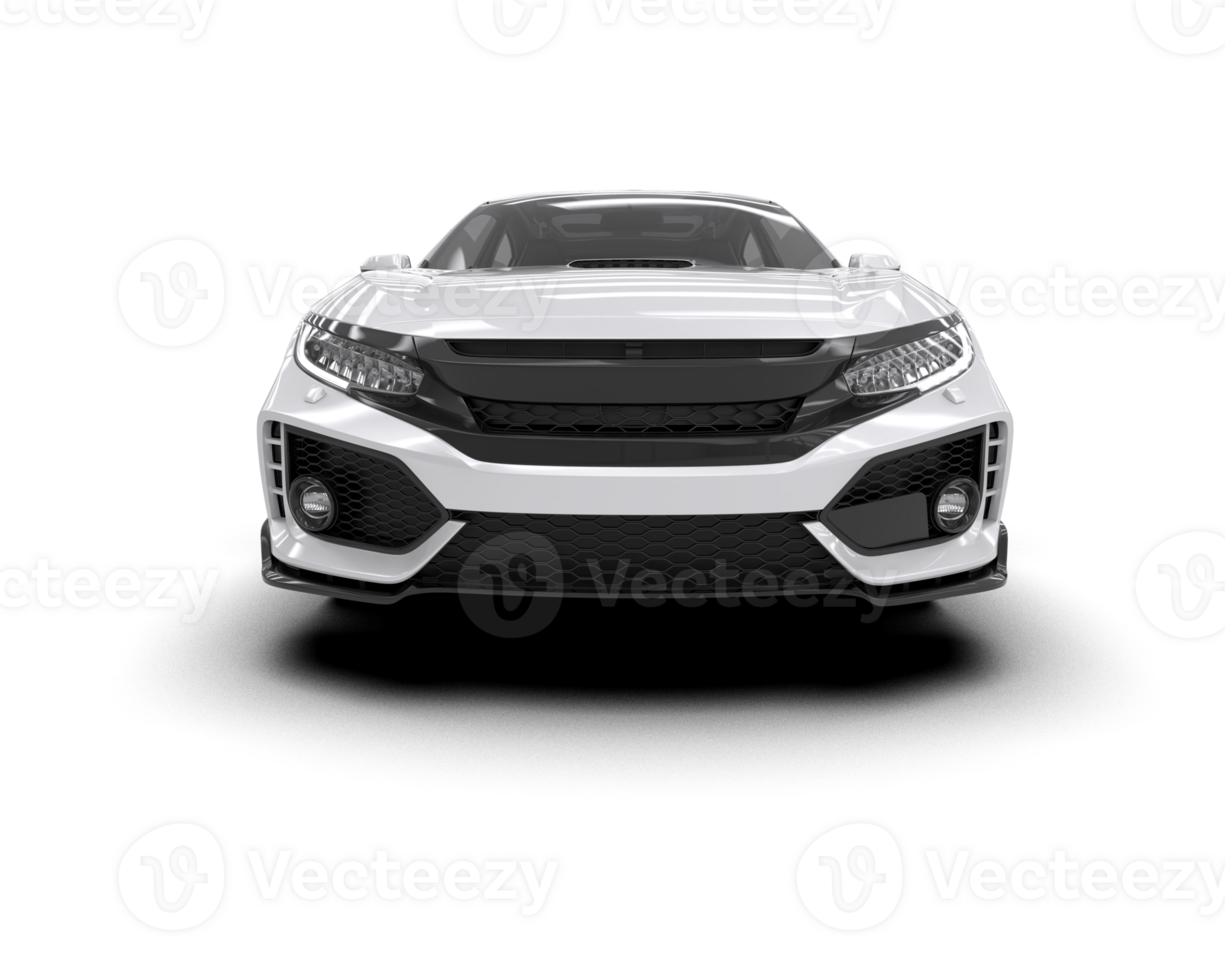 Modern car isolated on background. 3d rendering - illustration png