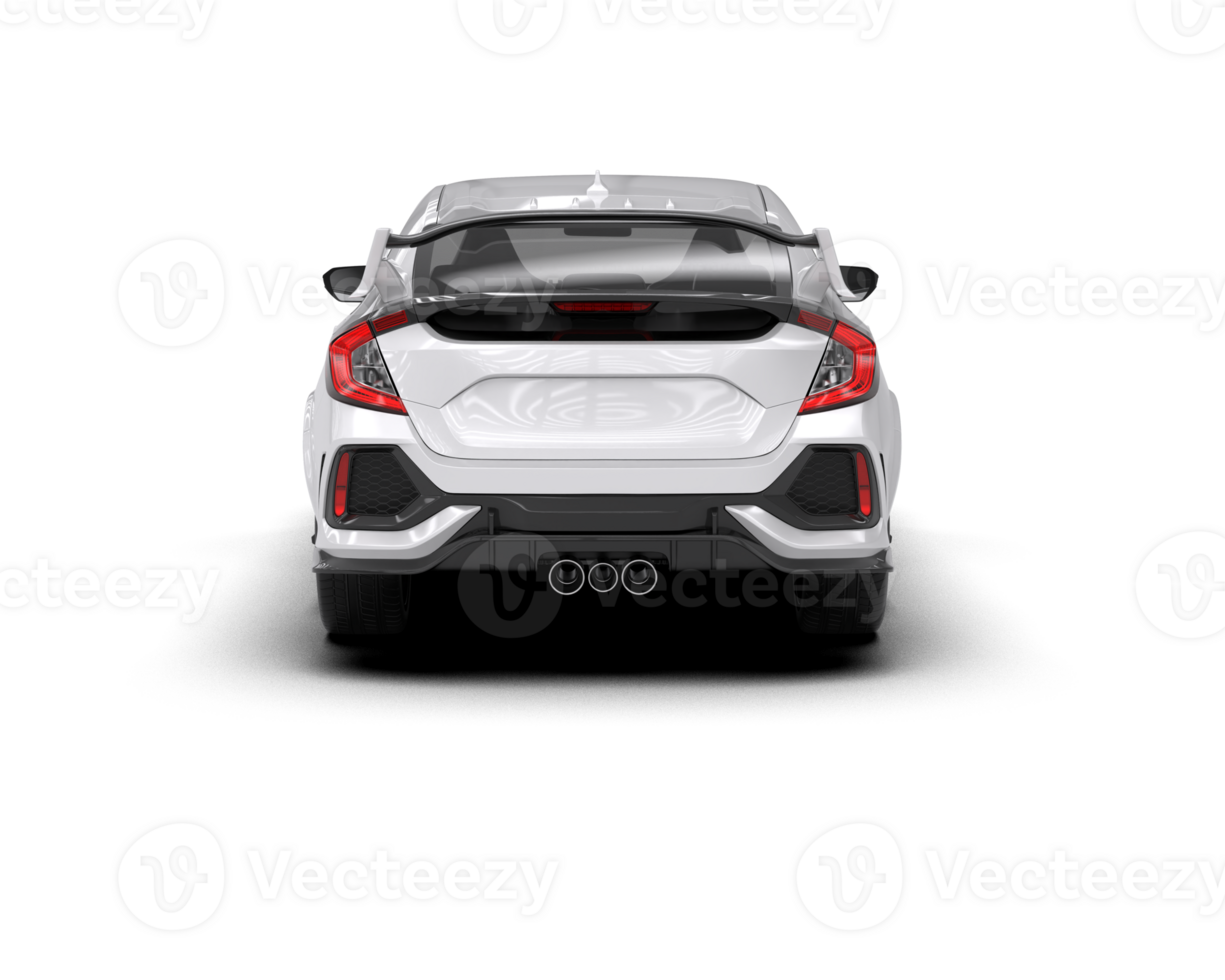 Modern car isolated on background. 3d rendering - illustration png
