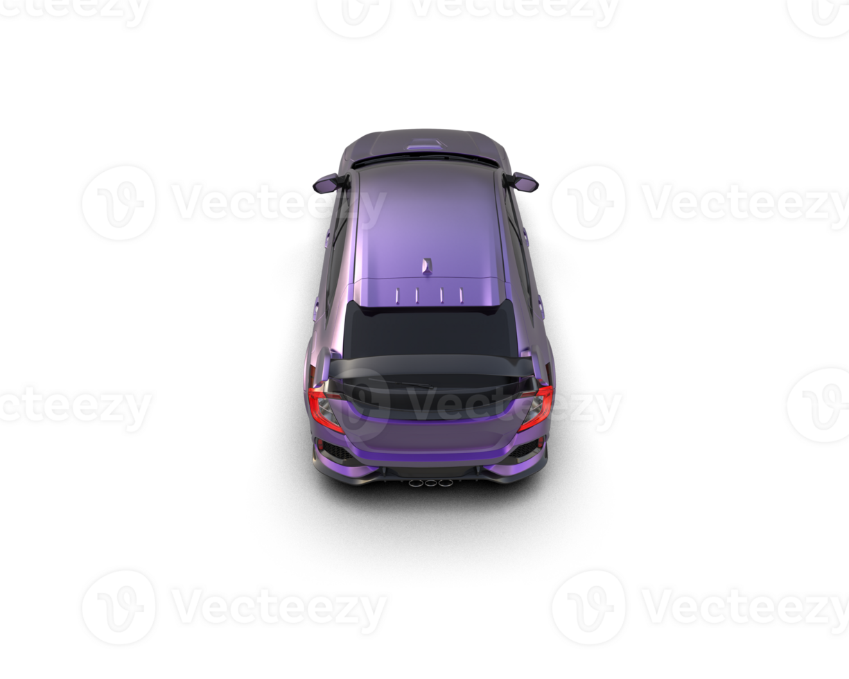 Modern car isolated on background. 3d rendering - illustration png