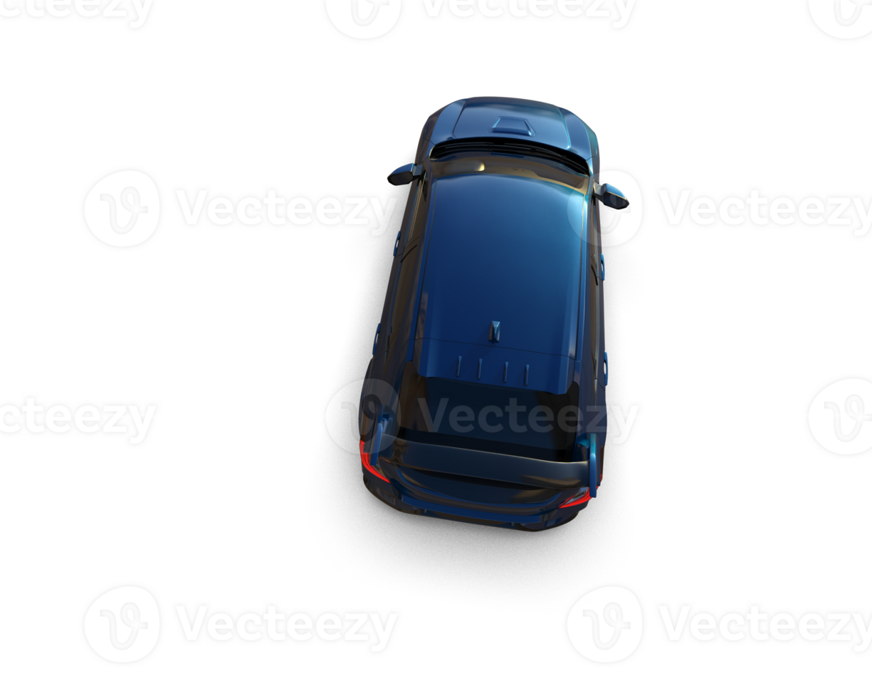 Modern car isolated on background. 3d rendering - illustration png