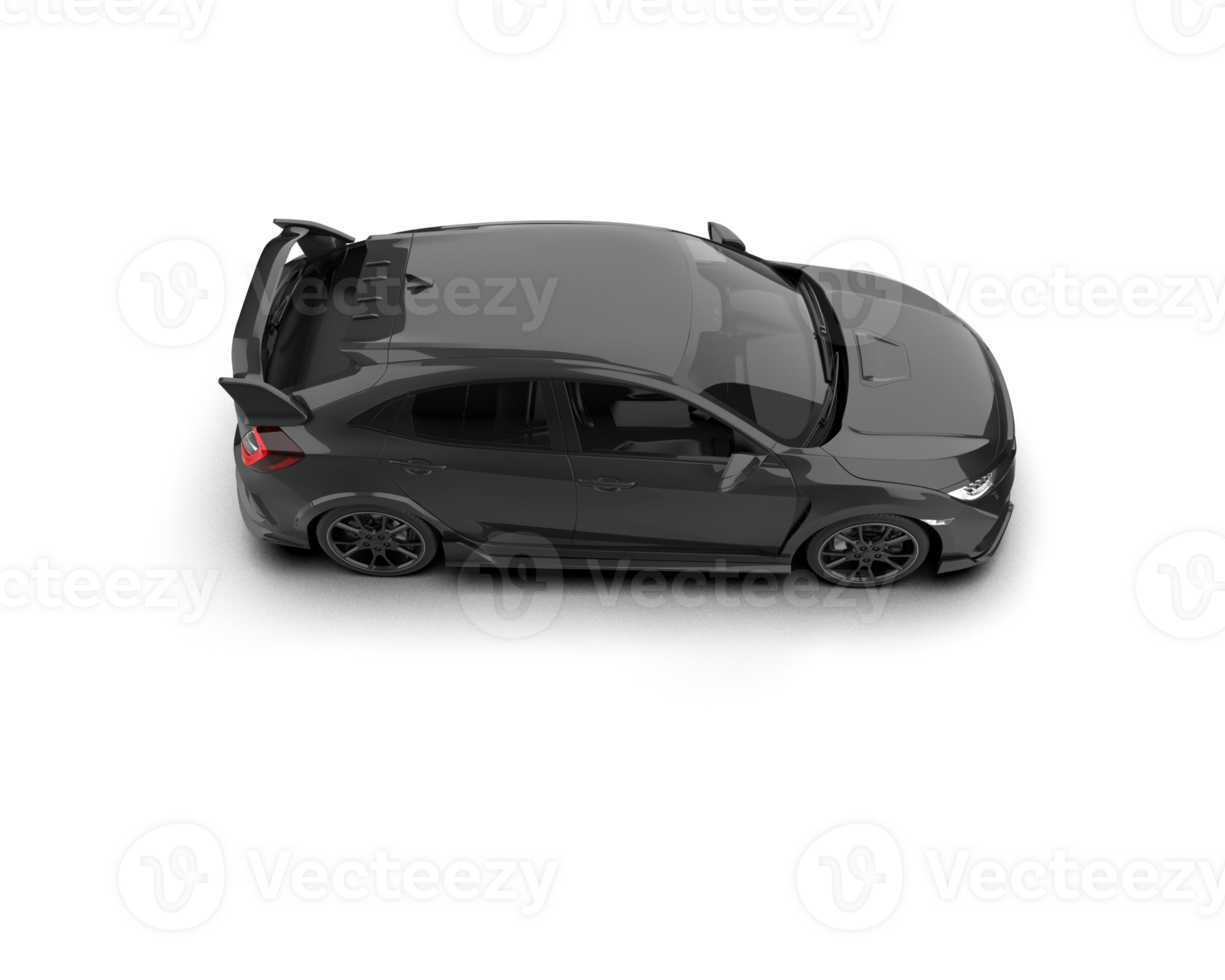 Modern car isolated on background. 3d rendering - illustration png