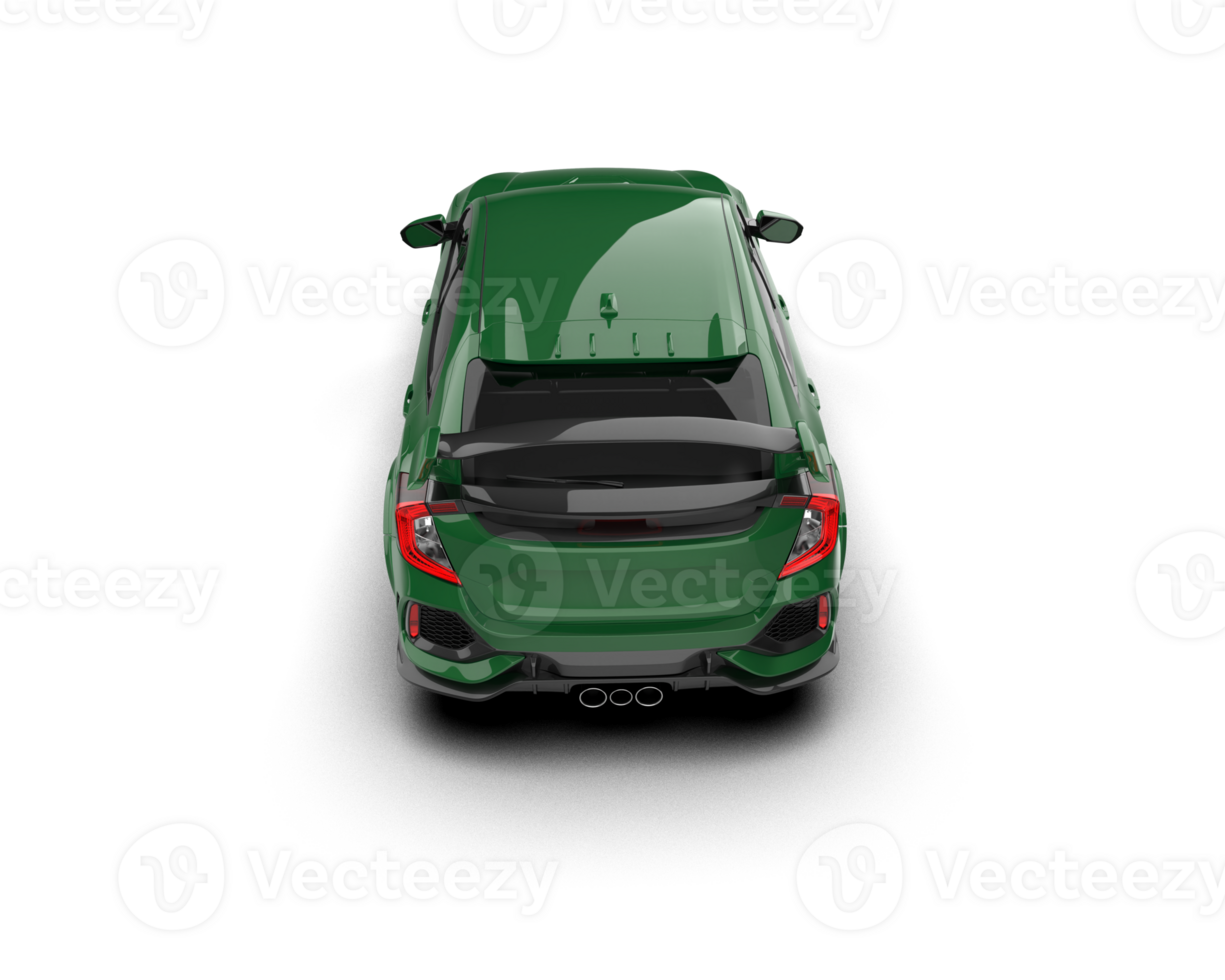 Modern car isolated on background. 3d rendering - illustration png