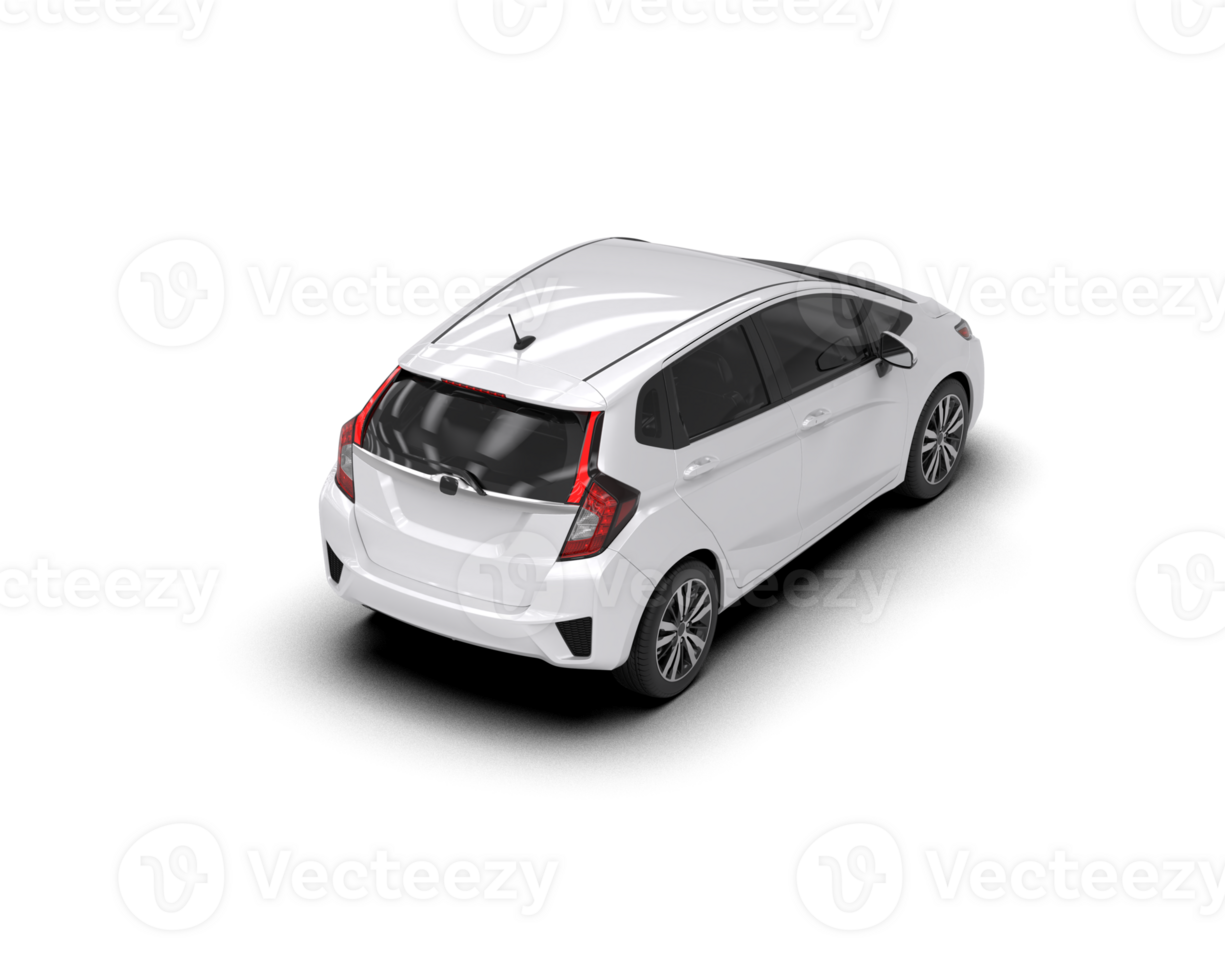 Modern car isolated on background. 3d rendering - illustration png