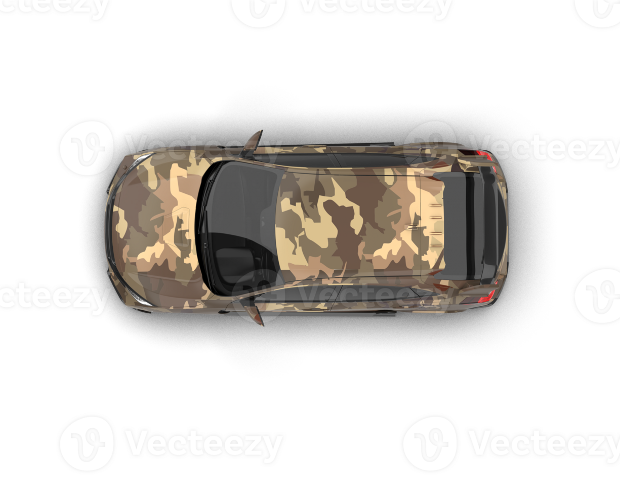 Modern car isolated on background. 3d rendering - illustration png