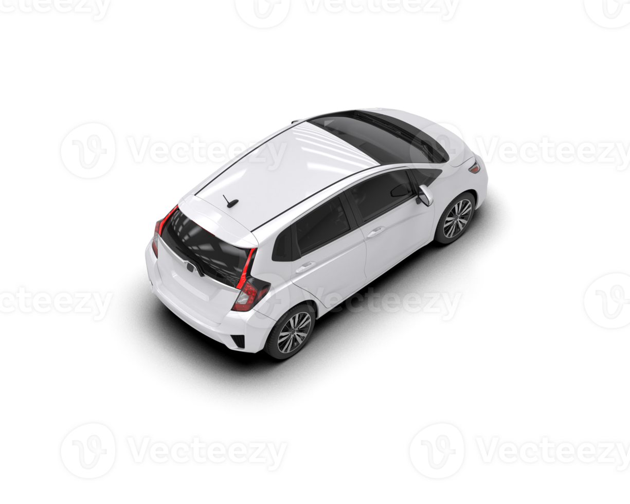 Modern car isolated on background. 3d rendering - illustration png