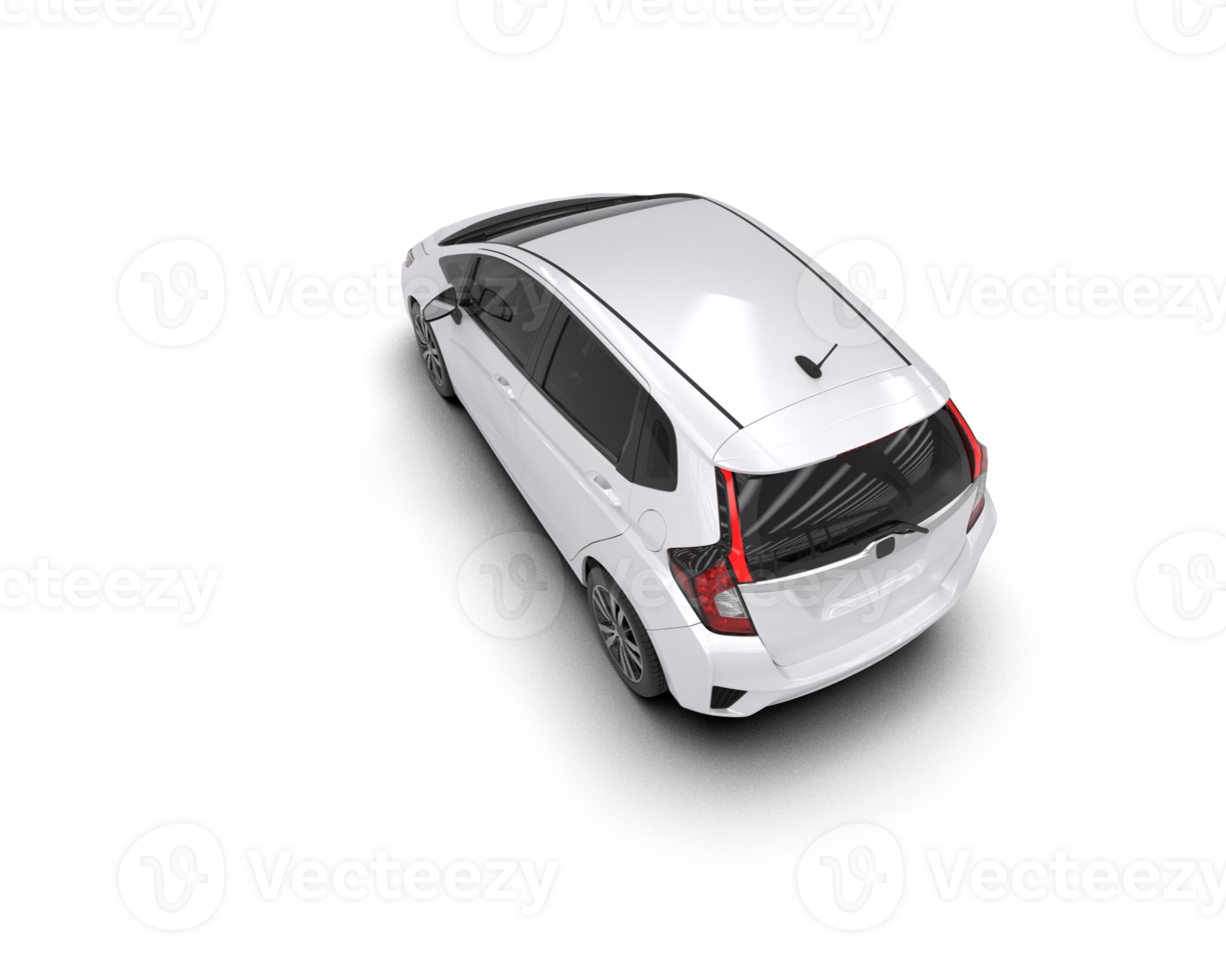Modern car isolated on background. 3d rendering - illustration png