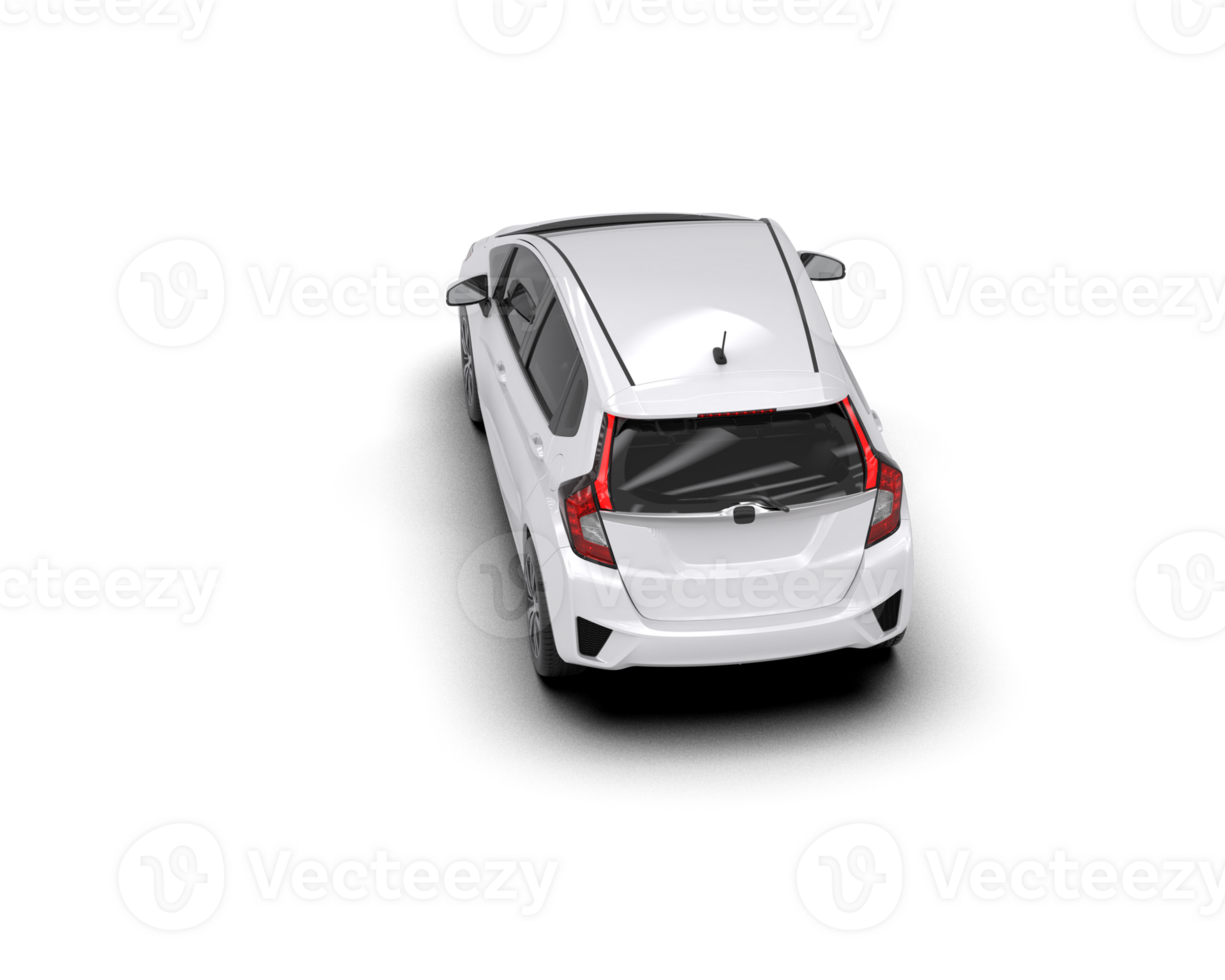 Modern car isolated on background. 3d rendering - illustration png
