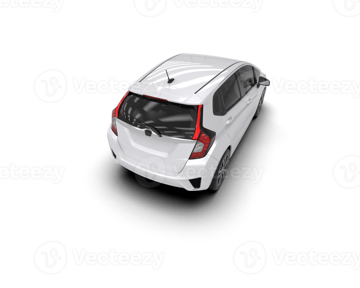Modern car isolated on background. 3d rendering - illustration png