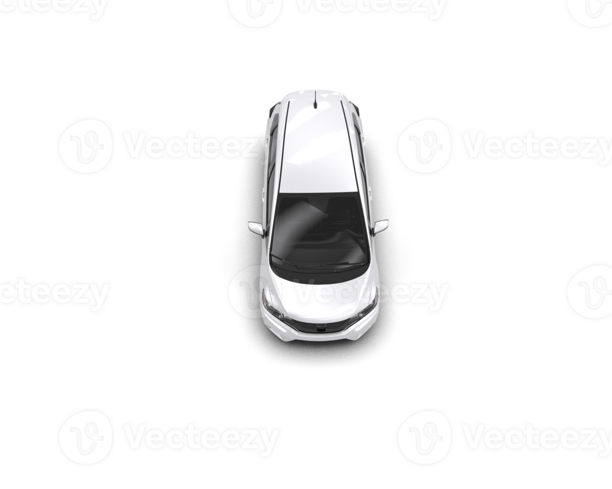 Modern car isolated on background. 3d rendering - illustration png