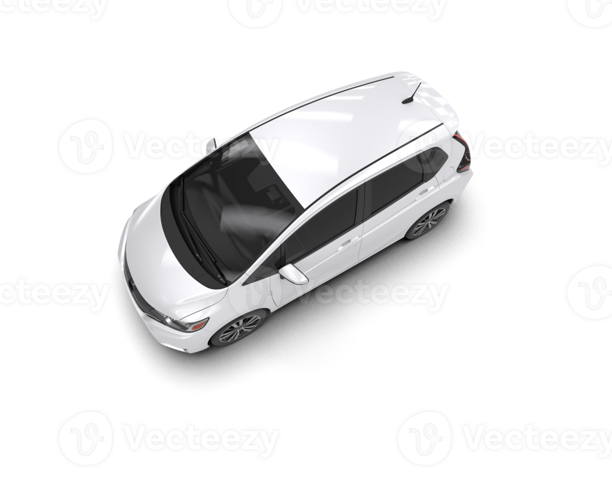 Modern car isolated on background. 3d rendering - illustration png