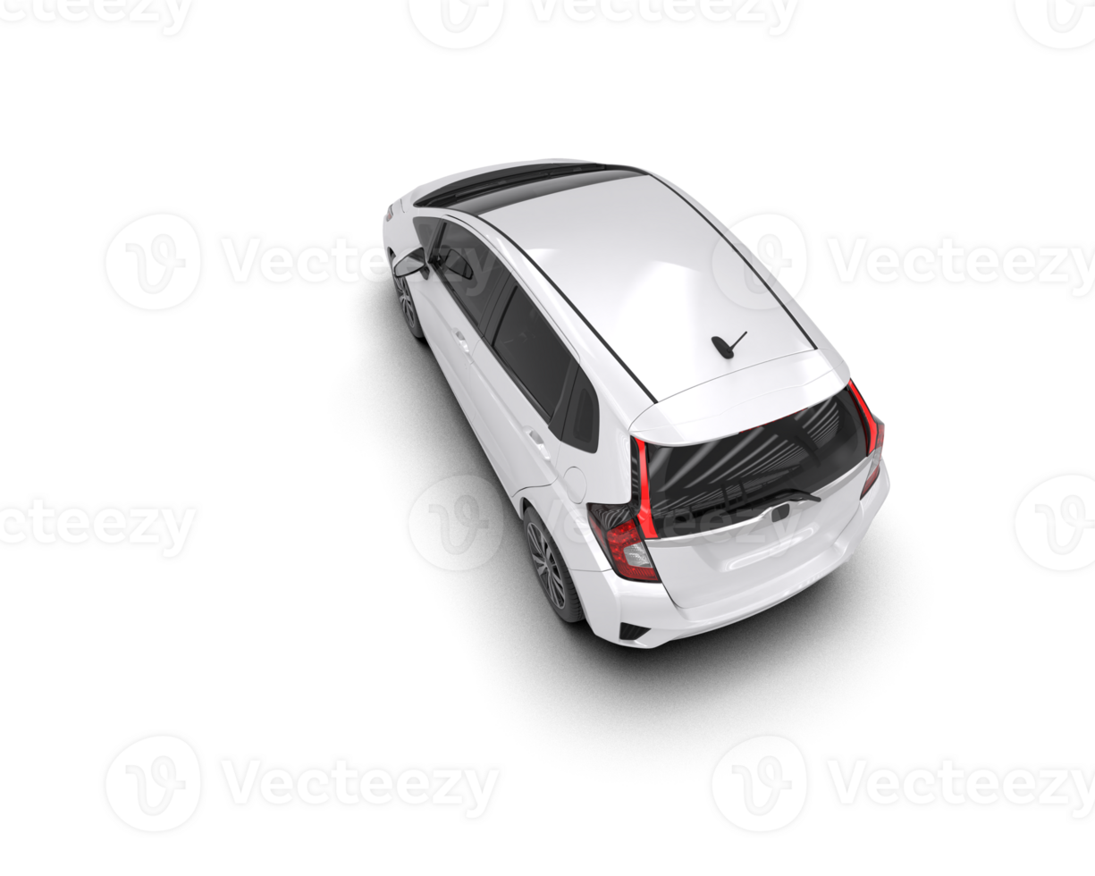 Modern car isolated on background. 3d rendering - illustration png
