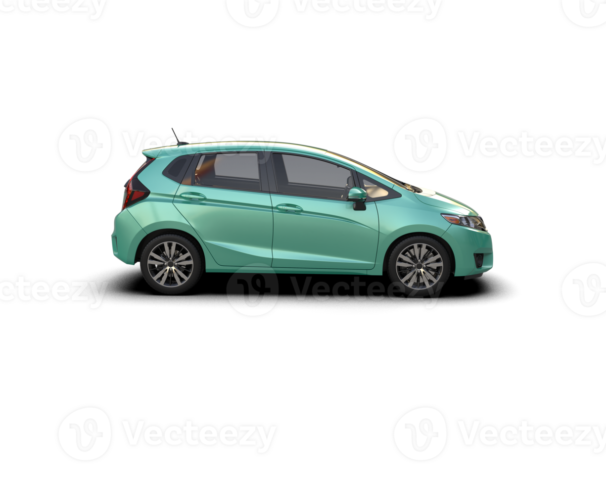 Modern car isolated on background. 3d rendering - illustration png