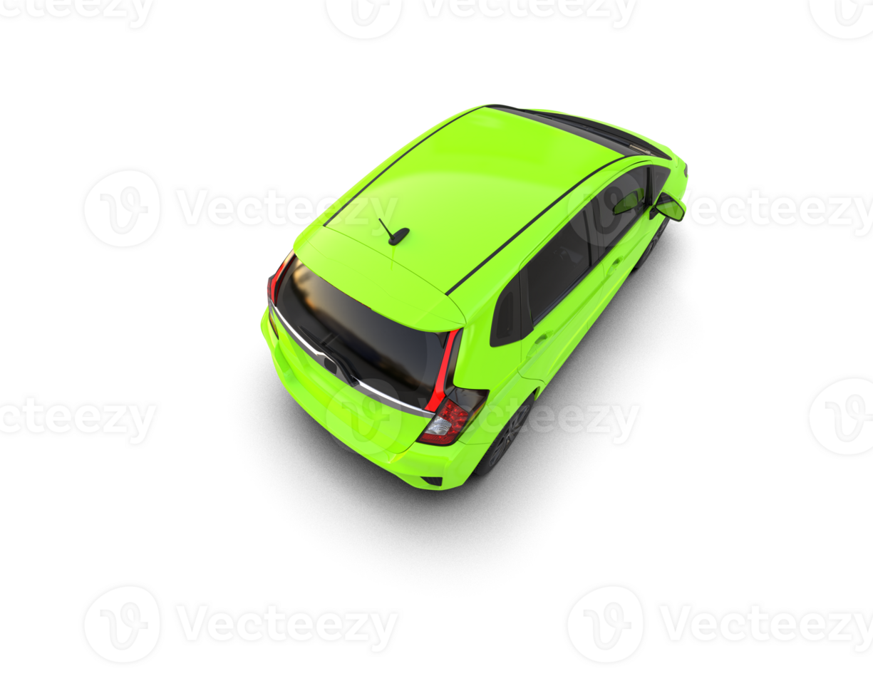 Modern car isolated on background. 3d rendering - illustration png