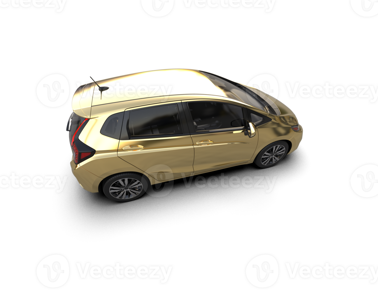 Modern car isolated on background. 3d rendering - illustration png