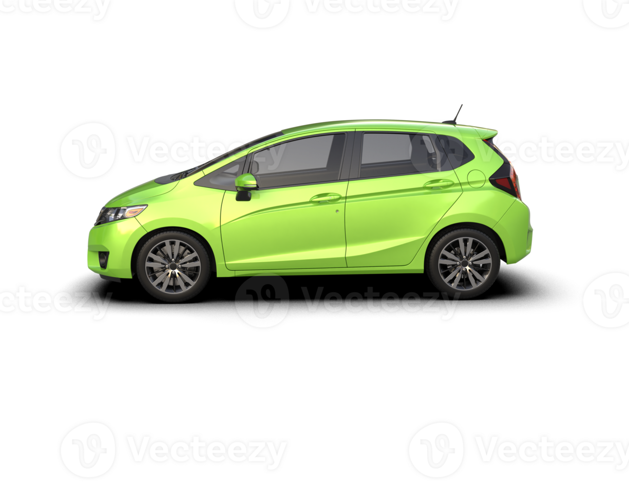 Modern car isolated on background. 3d rendering - illustration png