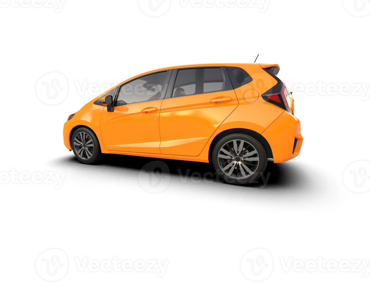 Modern car isolated on background. 3d rendering - illustration png