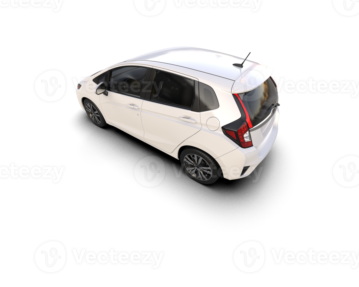 Modern car isolated on background. 3d rendering - illustration png