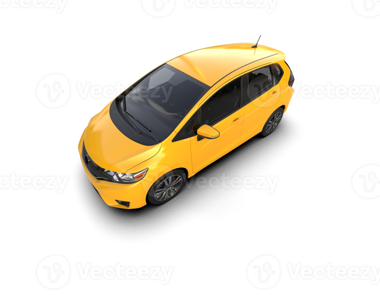 Modern car isolated on background. 3d rendering - illustration png