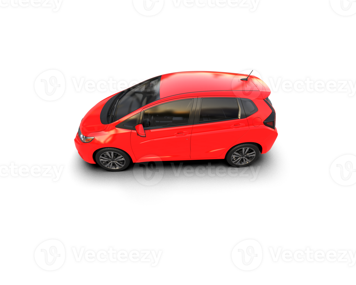 Modern car isolated on background. 3d rendering - illustration png