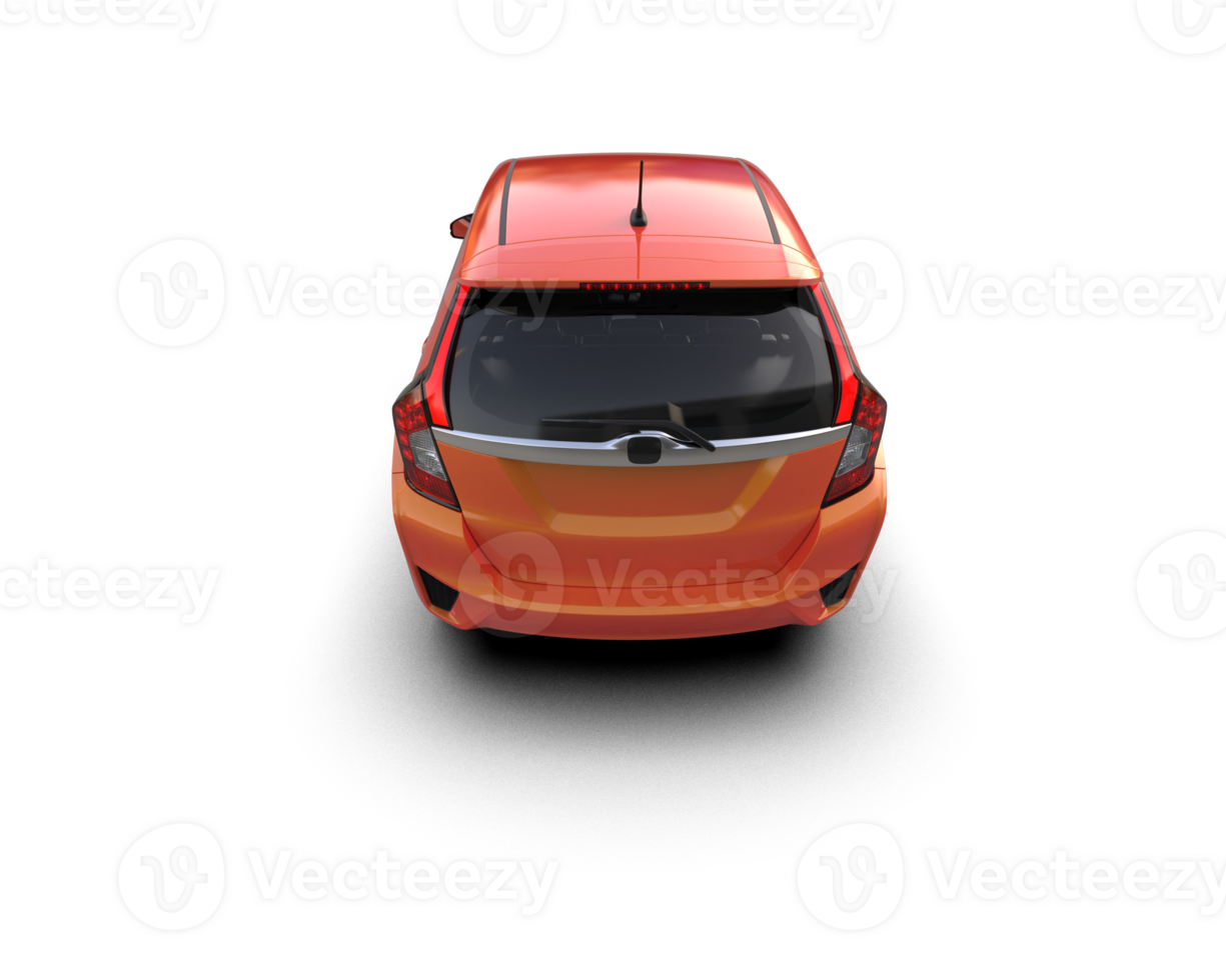 Modern car isolated on background. 3d rendering - illustration png