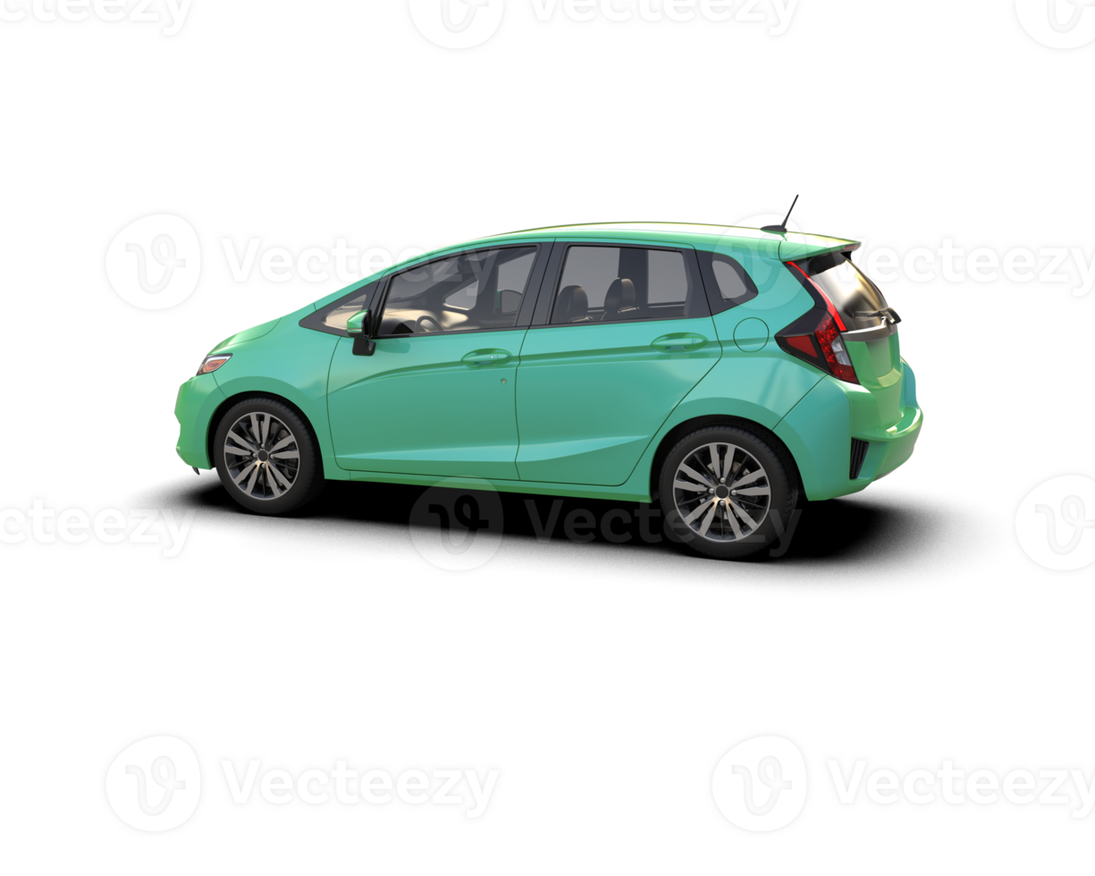 Modern car isolated on background. 3d rendering - illustration png