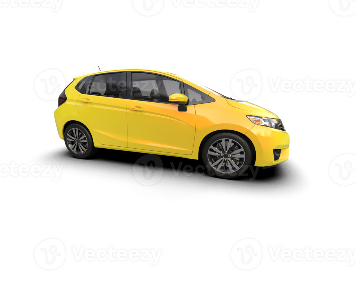 Modern car isolated on background. 3d rendering - illustration png