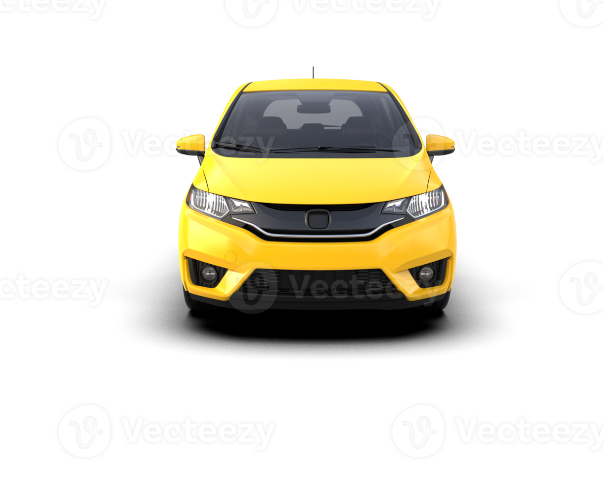 Modern car isolated on background. 3d rendering - illustration png