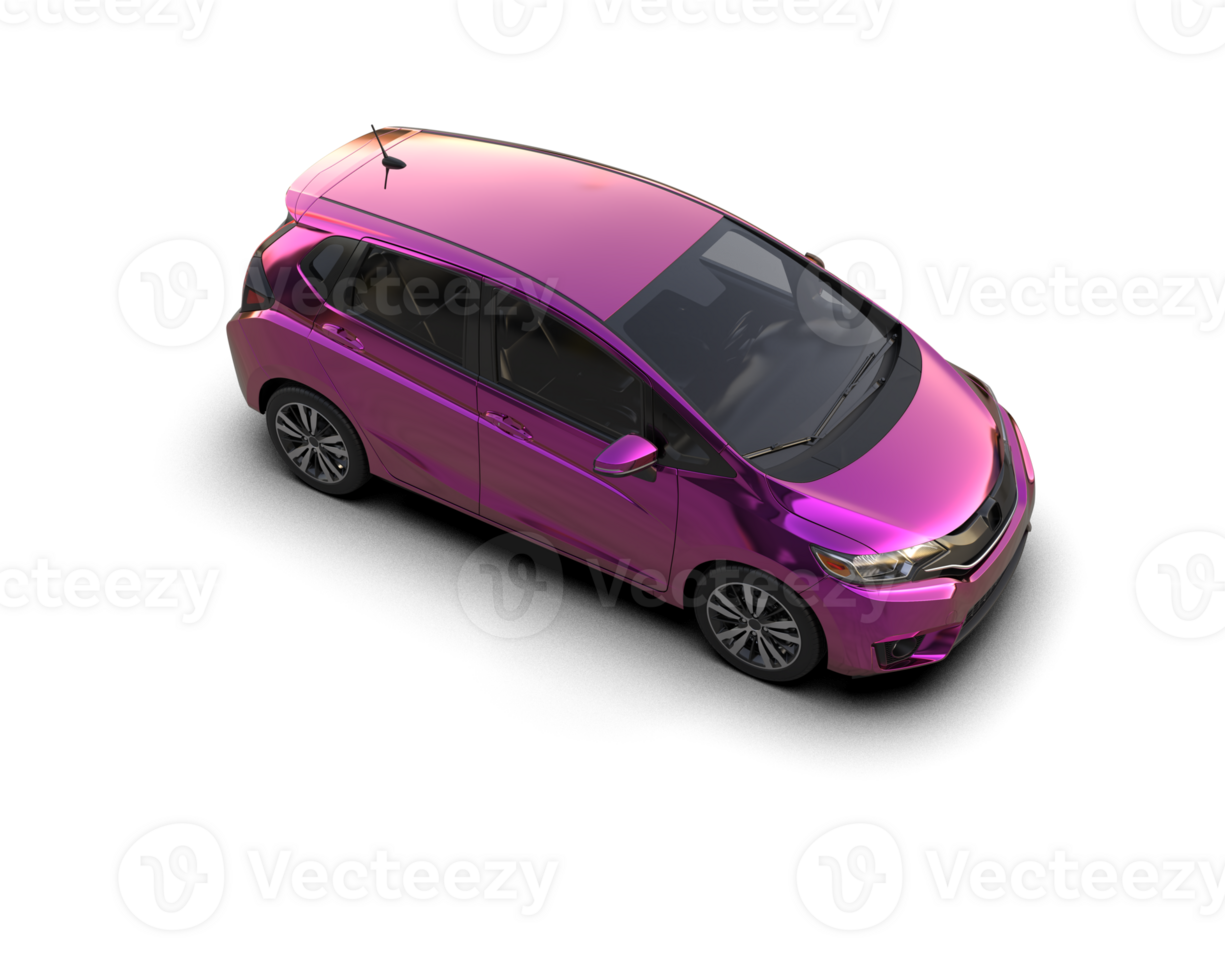 Modern car isolated on background. 3d rendering - illustration png