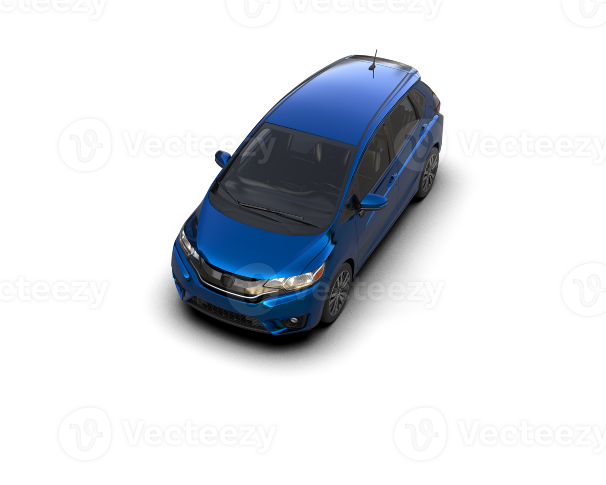 Modern car isolated on background. 3d rendering - illustration png