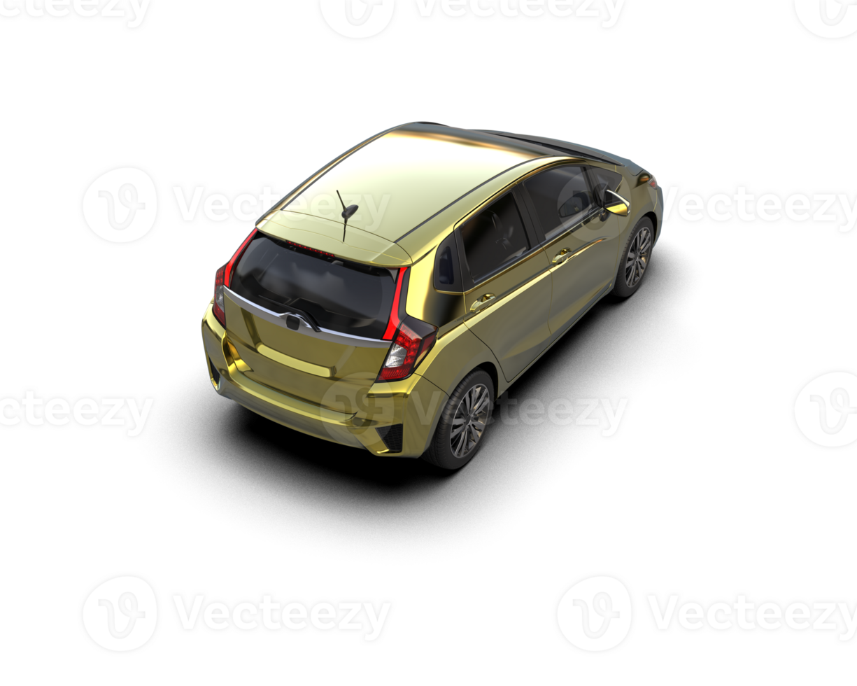 Modern car isolated on background. 3d rendering - illustration png
