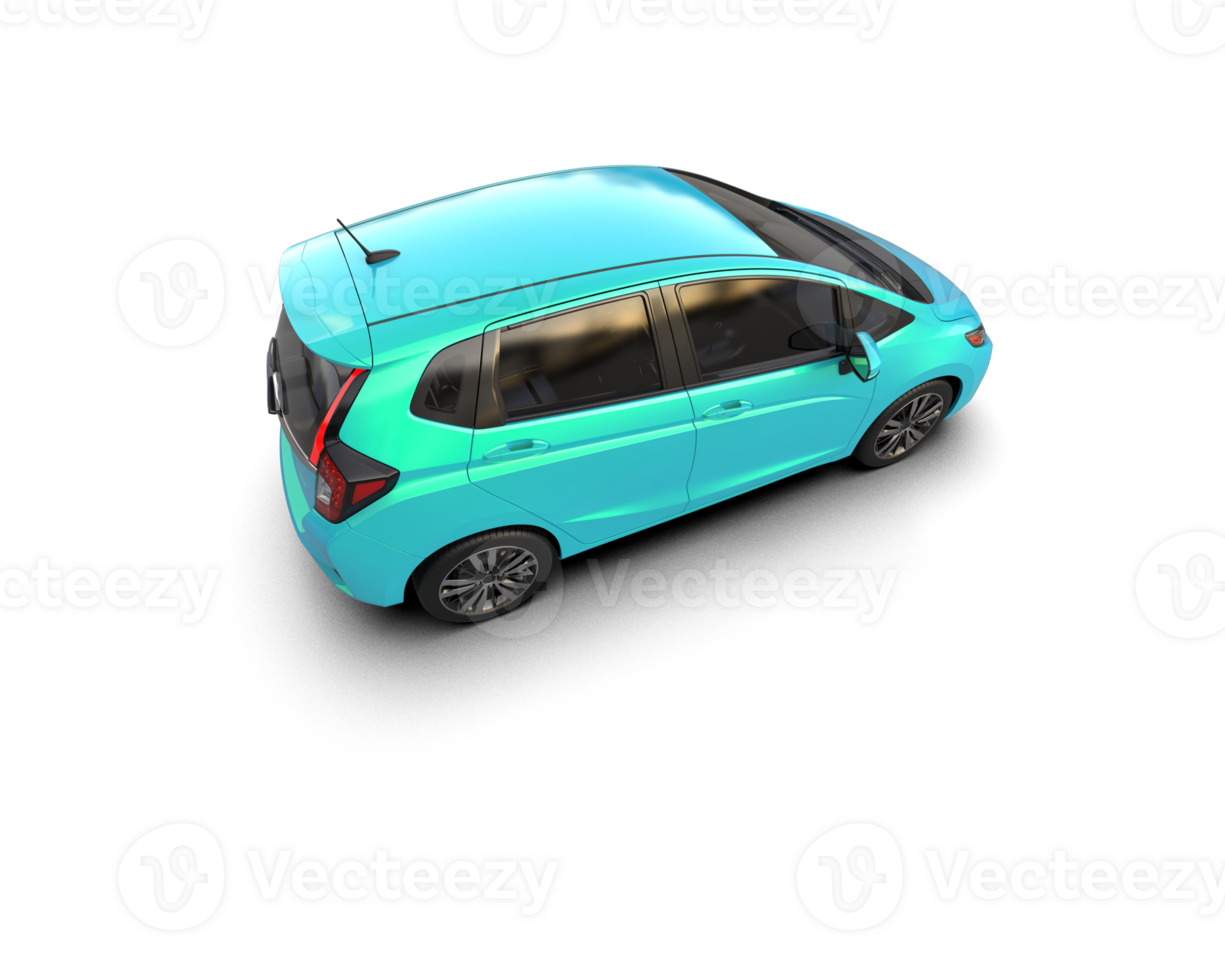 Modern car isolated on background. 3d rendering - illustration png