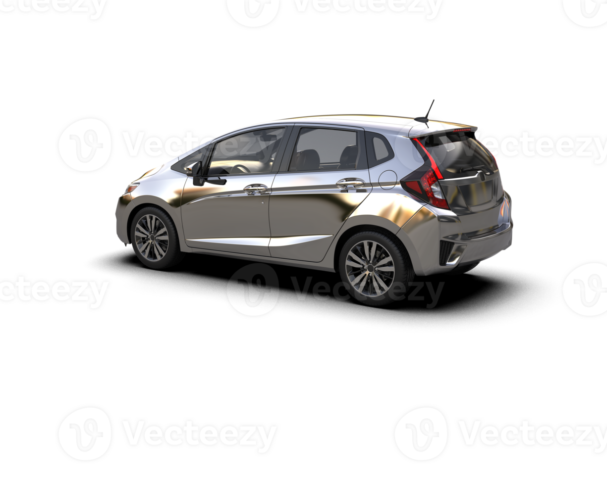 Modern car isolated on background. 3d rendering - illustration png