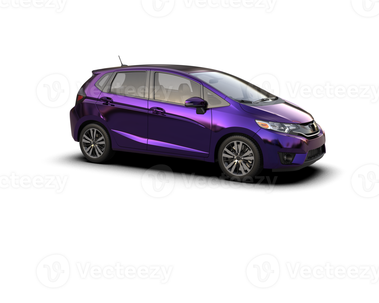 Modern car isolated on background. 3d rendering - illustration png