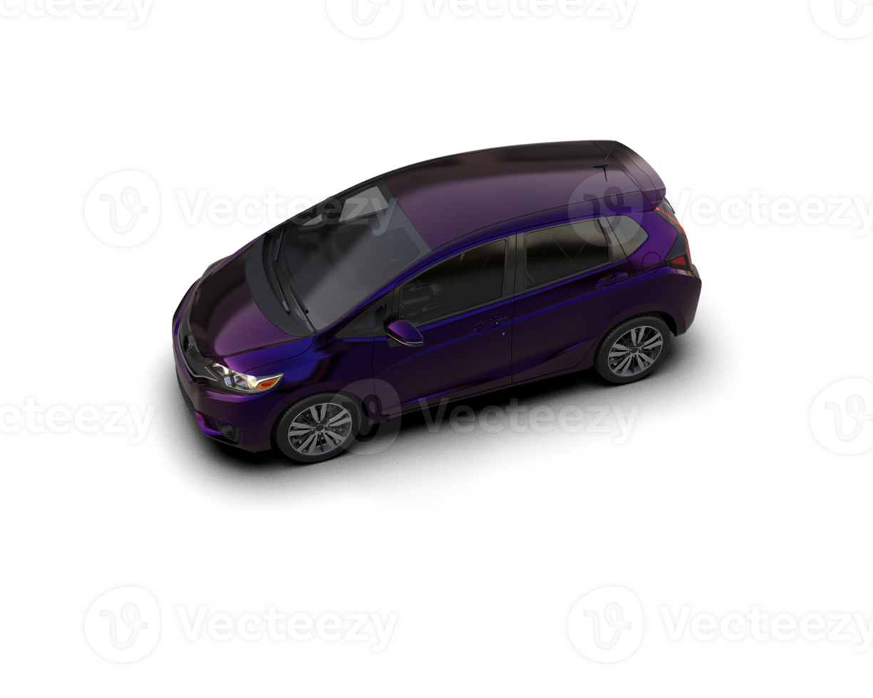 Modern car isolated on background. 3d rendering - illustration png