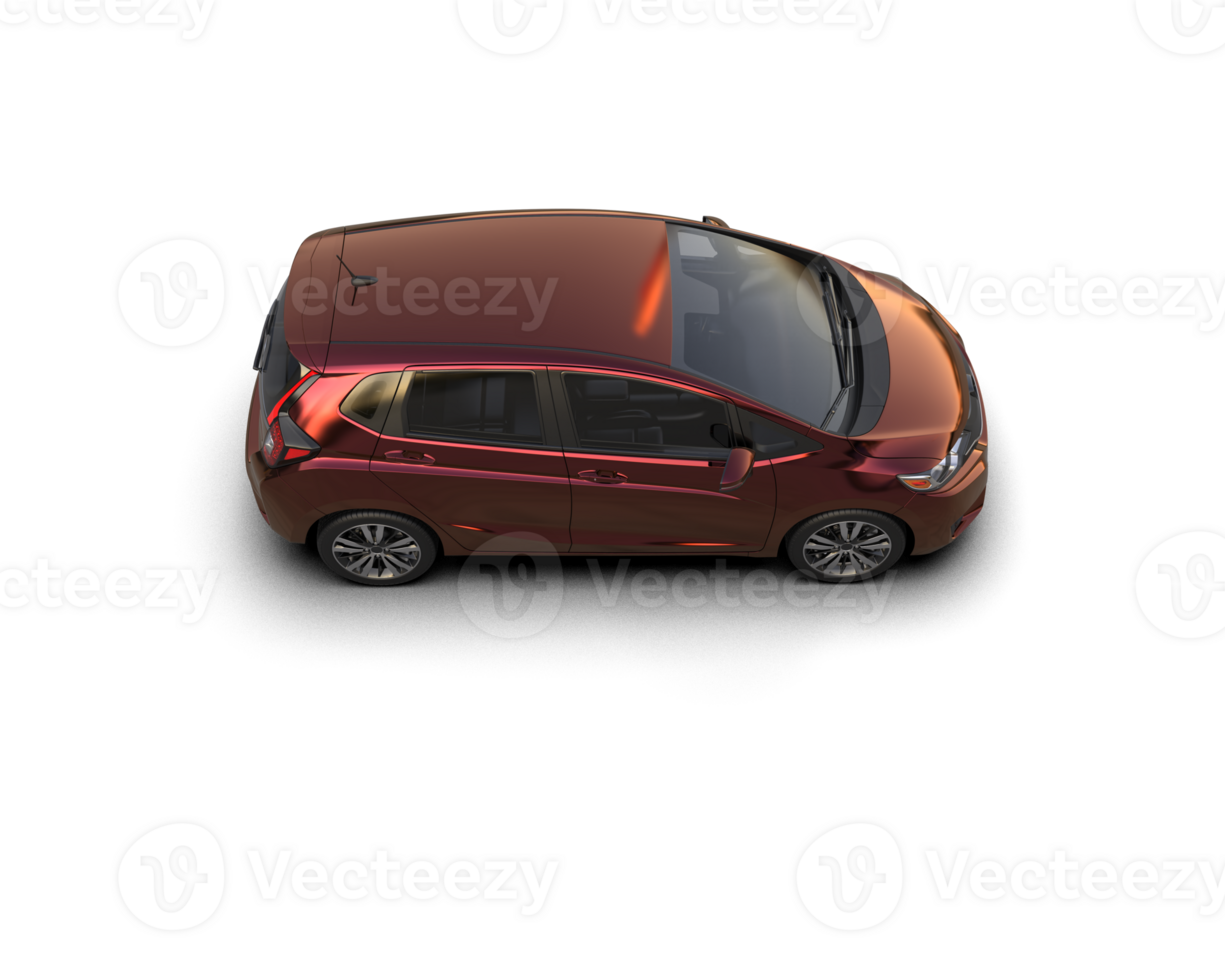 Modern car isolated on background. 3d rendering - illustration png