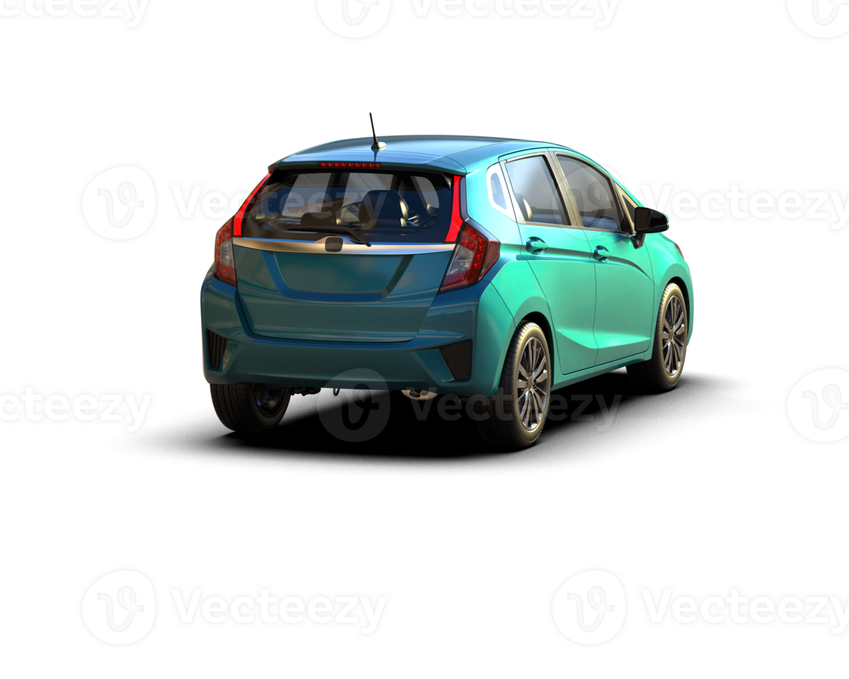 Modern car isolated on background. 3d rendering - illustration png