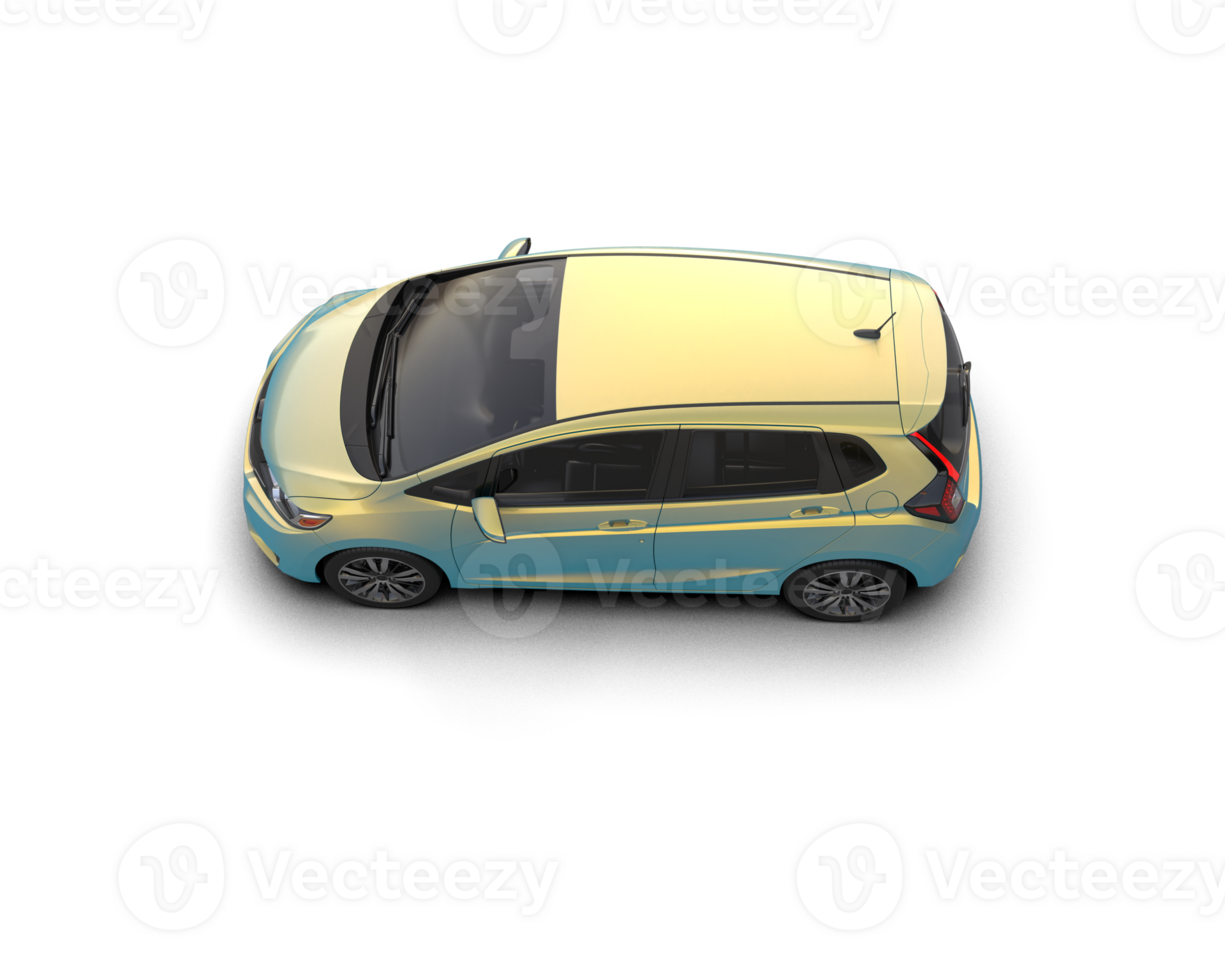 Modern car isolated on background. 3d rendering - illustration png