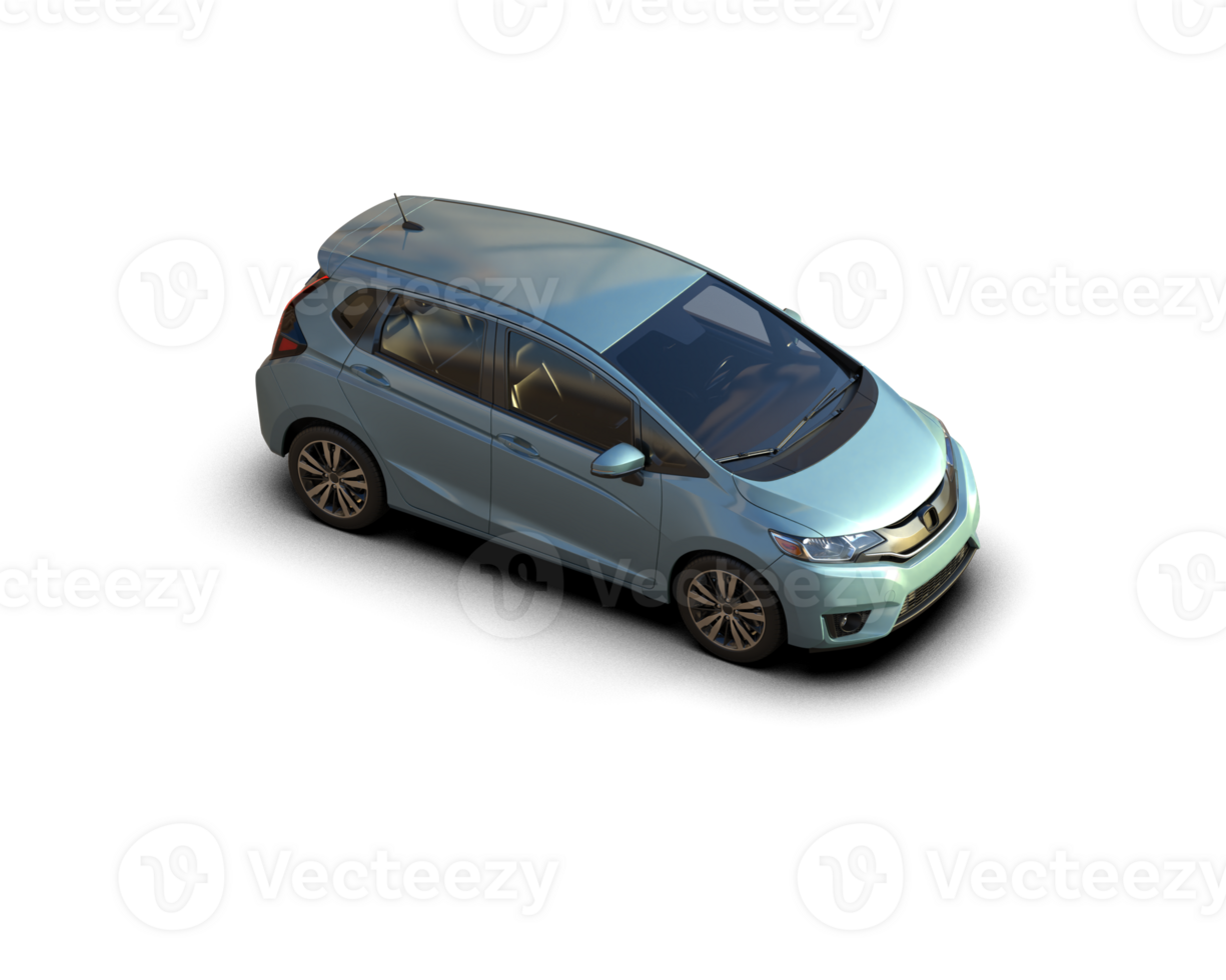 Modern car isolated on background. 3d rendering - illustration png