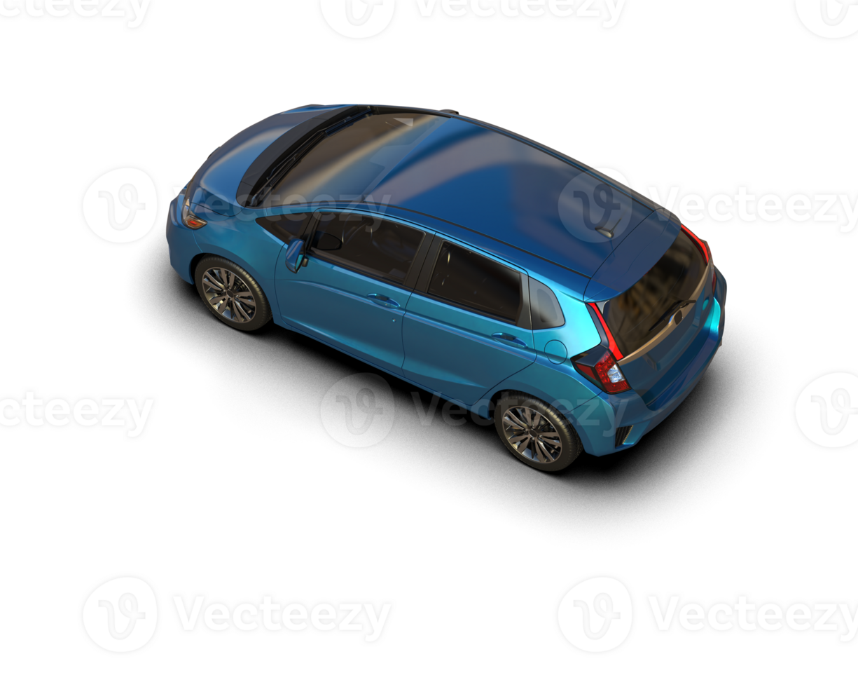 Modern car isolated on background. 3d rendering - illustration png