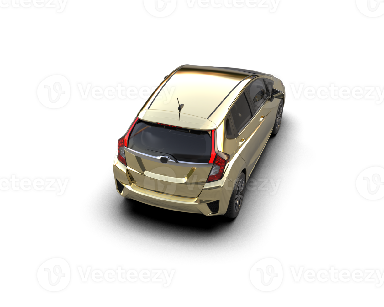 Modern car isolated on background. 3d rendering - illustration png