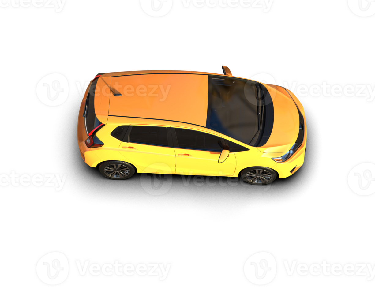 Modern car isolated on background. 3d rendering - illustration png