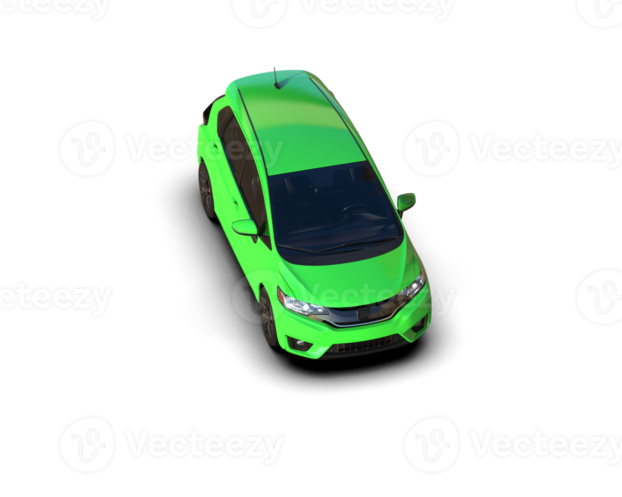 Modern car isolated on background. 3d rendering - illustration png